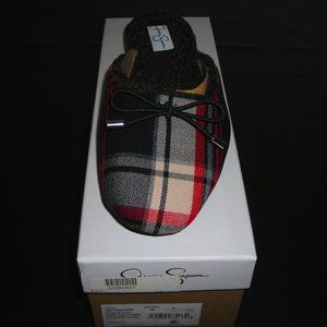 Jessica Simpson JS-Tracee Dark Tan Combo Academy Plaid Size 7M